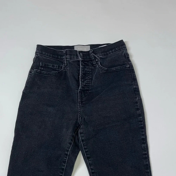 Everlane Black Wash The High Rise Ankle Skinny Denim Size 28 - Picture 2 of 10
